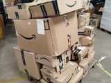 boxes stacked on top of each other in a warehouse