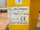 a close up of a sign on the side of a yellow pole