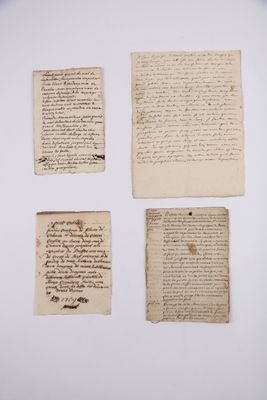 [MEDECINE]. Ensemble de 3 pièces manuscrites comprenant : - Photo 1