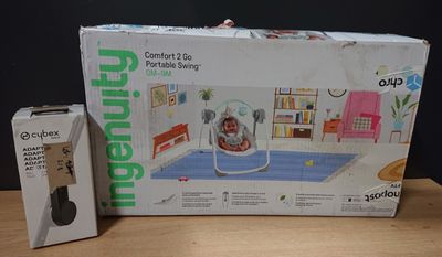 Lot de 2 articles composé de: 1 Transat bébé balancelle élec…