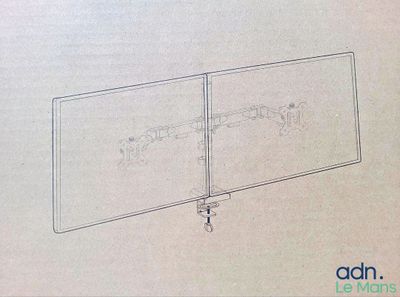 une photo d'un dessin représentant un téléviseur dans une boîte