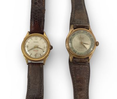 VINTAGE RADO Incabloc Montre d’homme en métal doré, fond aci… - Photo 1