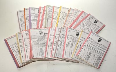 1 carton avec 40 carnets à choix TOUS pays
