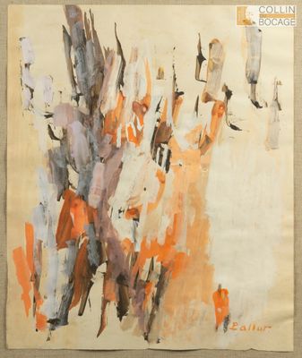 une image d'une peinture représentant un groupe de personnes dans un champ