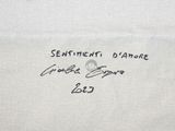 a close up of a piece of paper with writing on it