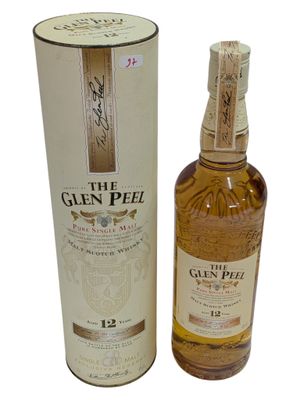 glen pell 12 year old single malt scotch whisky