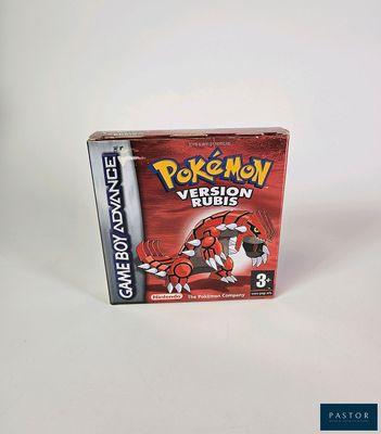 la boîte du jeu Pokémon pour Game Boy Advance