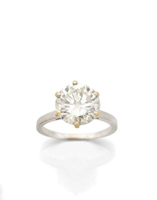 Bague en platine 850/1000ème avec diamant - Élégance intemporelle