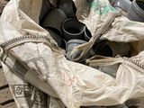 a pile of trash that is sitting on the floor