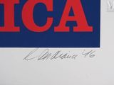an image of a man holding a tennis racquet in front of a tca sign