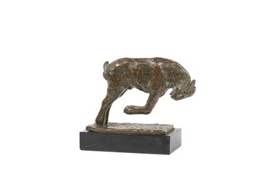 Pierre LAUREL (1892-1962). Chevreau cabré, sujet en bronze p… - Photo 1