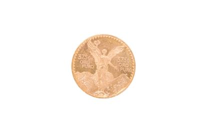 a close up of a gold coin on a white background