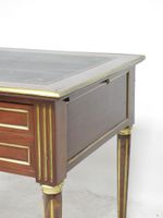 Bureau de style Louis XVI en acajou et placage d'acajou fonc… (photo 5)