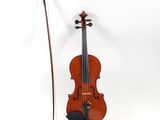 an image of a violin and bow on a white background