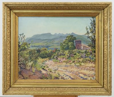 CONTE ? Paysage vue de la Sainte Victoire.