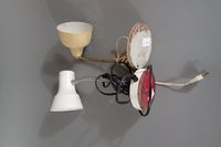 Ensemble de deux lampes vintage à bras flexible, l'une laqué… (photo 3)