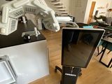 a tv that is sitting on a stand in the living room