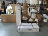 a box with a bunch of lamps on top of it
