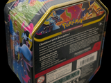 a close up of a box of toys on a black background