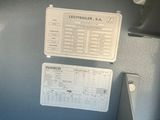 a picture of a train compartment with a lot of information on it