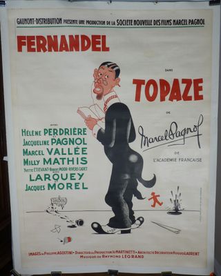 Affiche française du film « Tonaze », représentant un homme en smoking et une femme