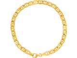 un bracelet en chaîne en or sur fond blanc