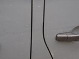 a close up of a door handle on a car