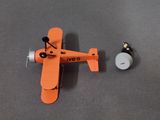 a toy airplane that is sitting on a table