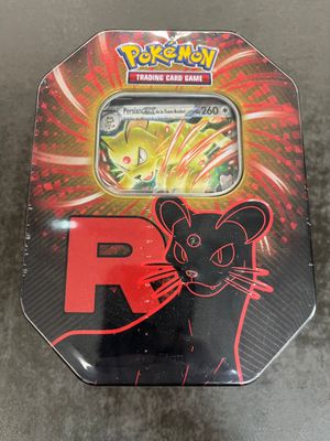 a close up of a pokemon trading card box with a mouse on it