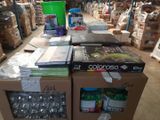 many boxes that are stacked on top of each other