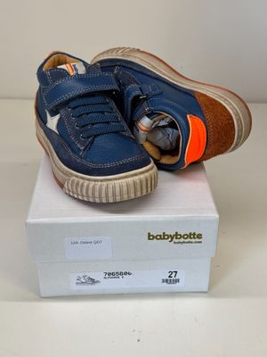 Paire DE Chaussures Enfant Babybotte Alphonse Taille 27 Bleu…