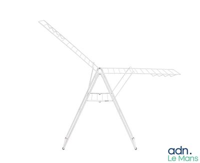 an image of a white ironing board on a white background