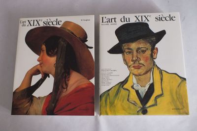 une paire de deux livres figurant sur la couverture d'un magazine, avec une peinture représentant un homme et une femme portant des chapeaux