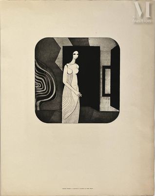 André MINAUX (1923-1986) Femme