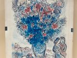 L'affiche réalisée par Marc Chagall pour l'exposition de ses tableaux à Paris
