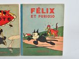 pair of felix et furioso books from the 1950 ' s