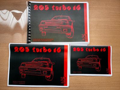 Peugeot 205 Turbo 16 : Notice d'utilisation petit format (co…