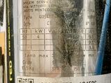 a close up of a label on a water heater