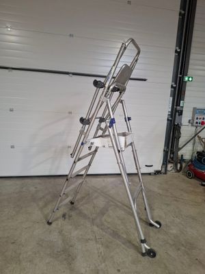Escabeau à plateforme alu roulant TUBESCA-COMABI Profort 5 m…