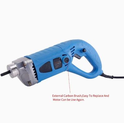 an image of a blue electric tool with instructions to use it