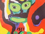 une image d'une affiche de concert sur laquelle figure une grenouille