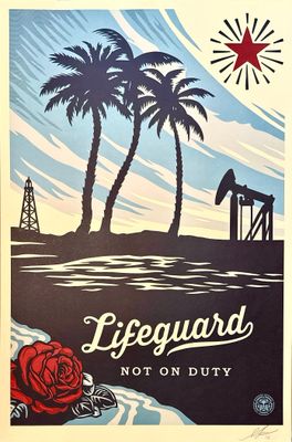 an image of a poster for lifeguard not on duty