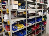 many shelves with different types of tools on them