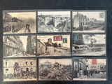 many old photographs of people in the city