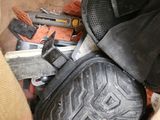 a pile of assorted items in a bag