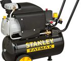 Compresseur d'air Stanley Fatmaxx avec une roue jaune