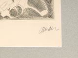 a drawing of a man holding a tennis racquet