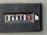 a close up of a clock with numbers on it