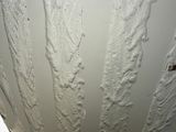 a close up of a ceiling with a lot of water on it