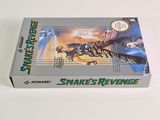the box for the game snakes revenge is sitting on a white surface